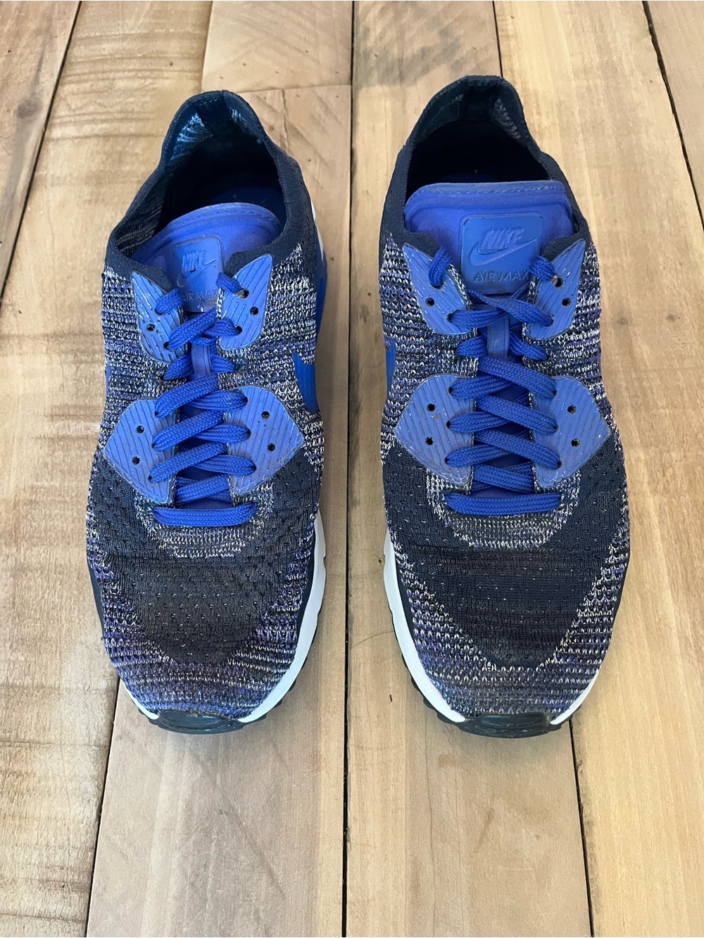 Nike Air Max 90 Ultra 2.0 Flyknit College Navy Paramount Blue. Men’s Size 9.